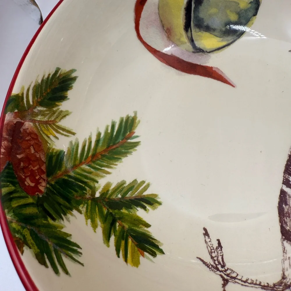 Williams Sonoma Christmas Carols Soup Bowls Set Of Six